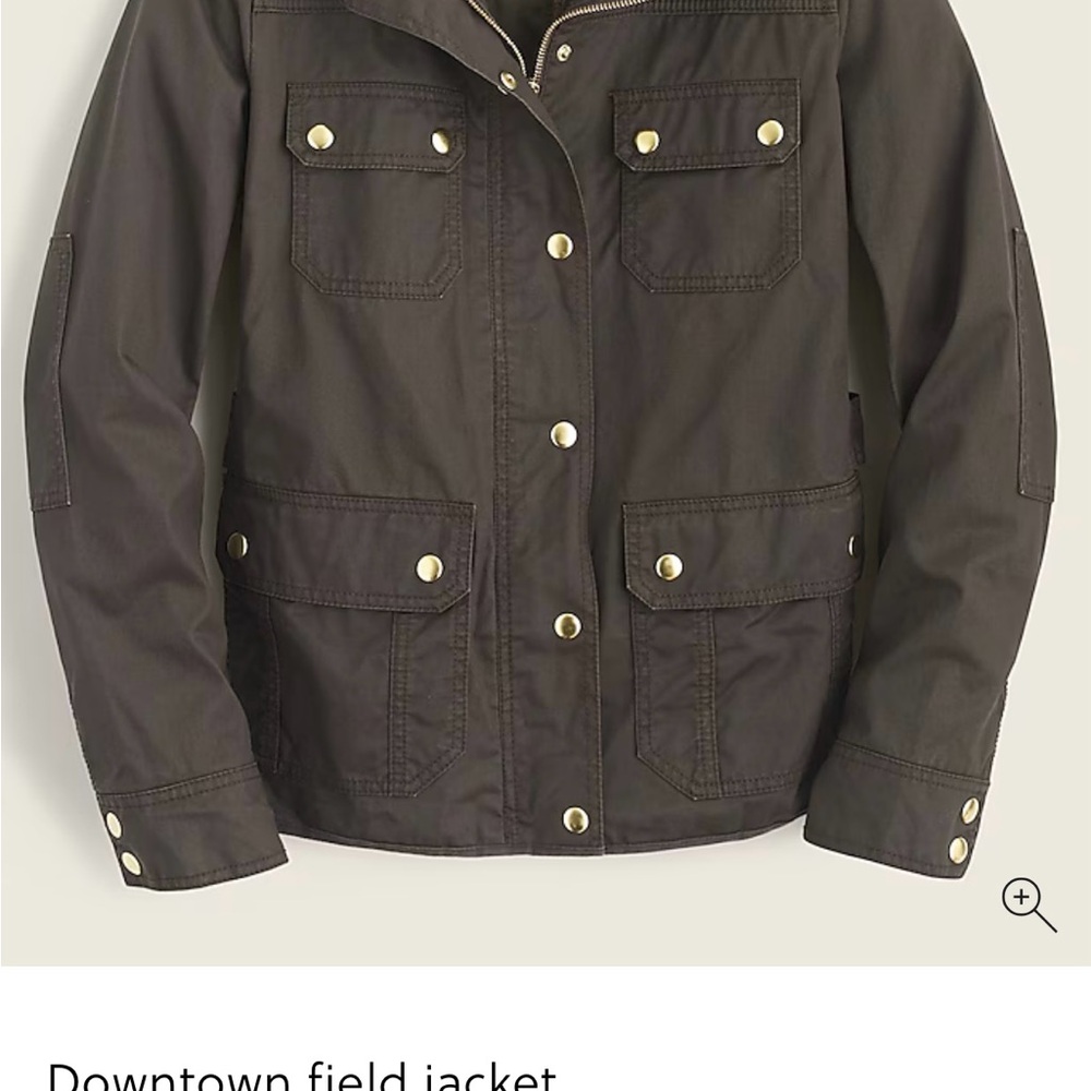 J.Crew Brown Jacket with Gold Accents